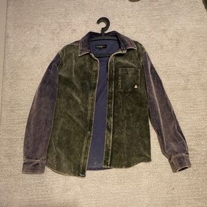 Teddy Fresh Corduroy Acid Wash Work Shirt